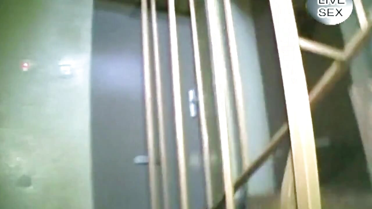 Blonde Slides Glass Dildo Deep Inside