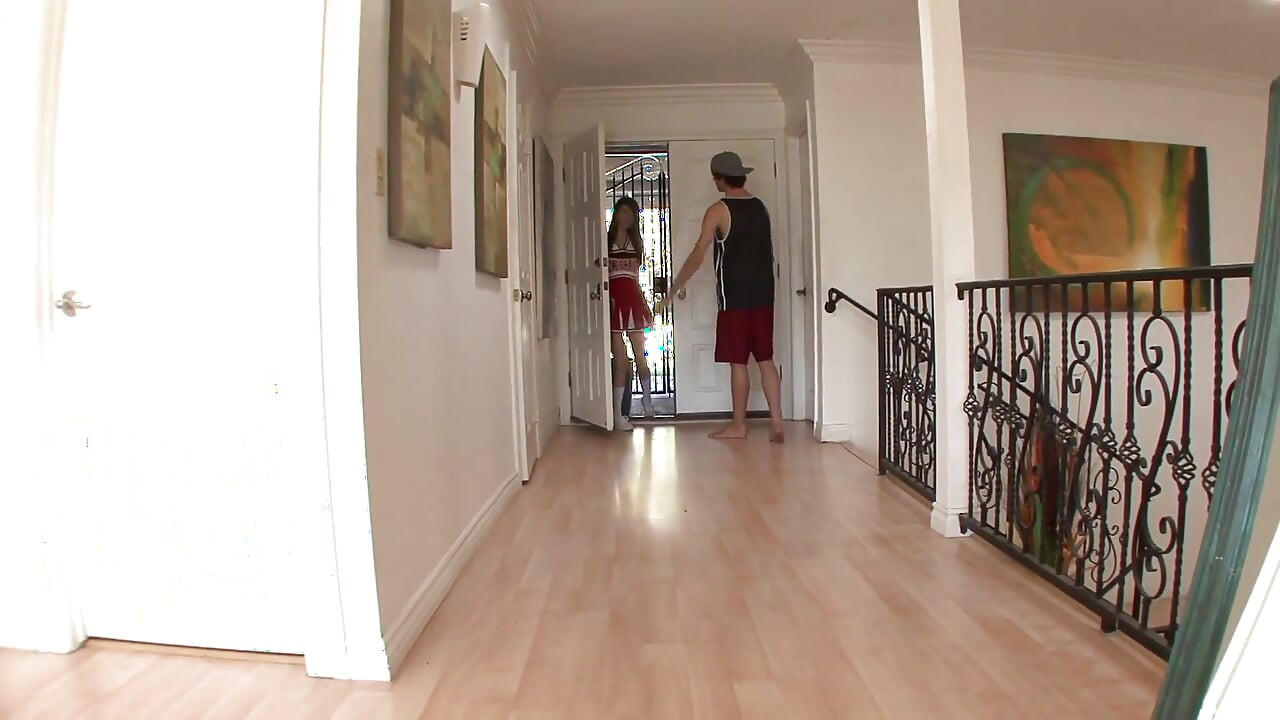 Teenie cheerleader loves a big Cock