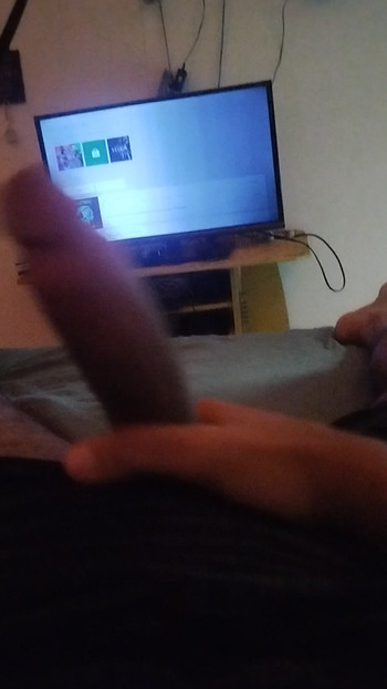 Masturbating while playing video games