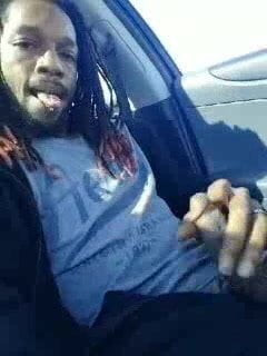 In the car
