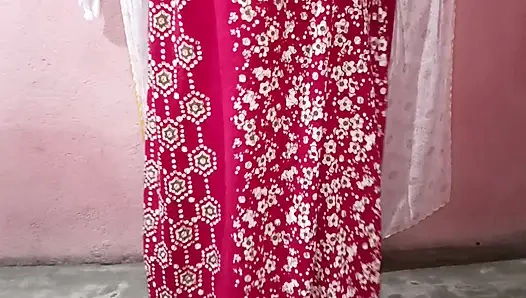 Yellow Saree Dropping Solo Sfw