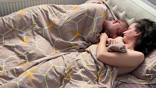 Sexy young wife fucked daddy's face several times!!!! The surprise was a success!!!!!