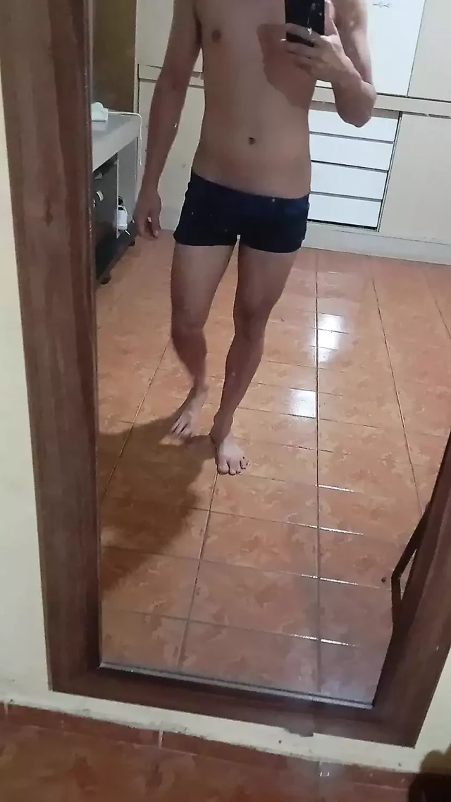 Latino in underwear