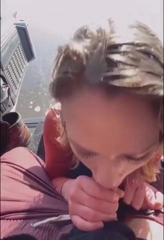 outdoor  blowjob