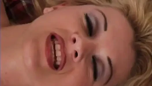 Busty Blonde MILF Gets Pounded and Facialized Hard