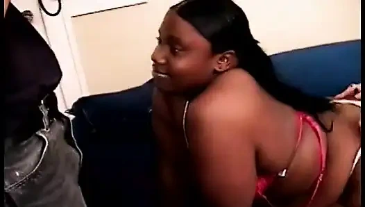 White dude invited curvaceous black whore Nikka with big boobs and massive garage to fig up his hail fellow midget