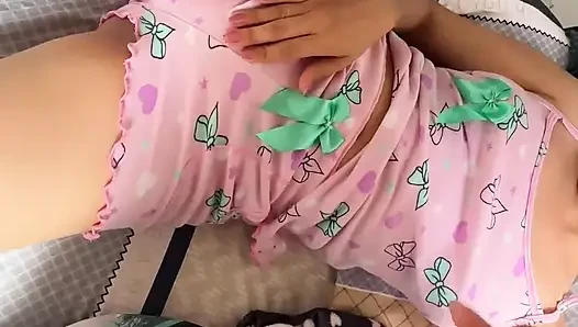 Stepdaughter Seduces Me with Her Pajamas and I End up Touching Her All Over