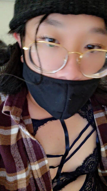 Asian Sissy Whore wearing Lingerie