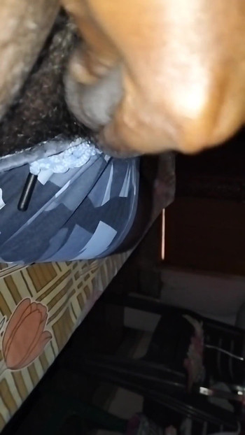 Jaw-dropping moment from "Horny Indian guy masturbation lonely big cock"