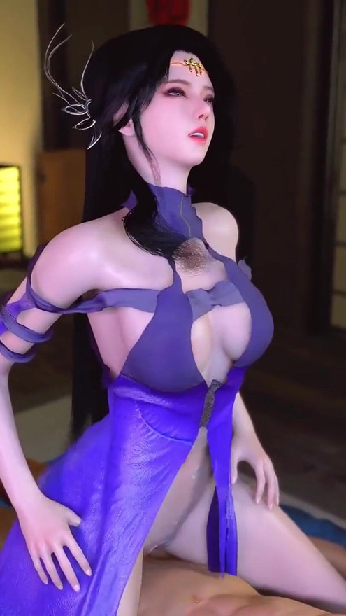 Xuan Yi the Virtual Beauty with Real Curves - 3D Animation
