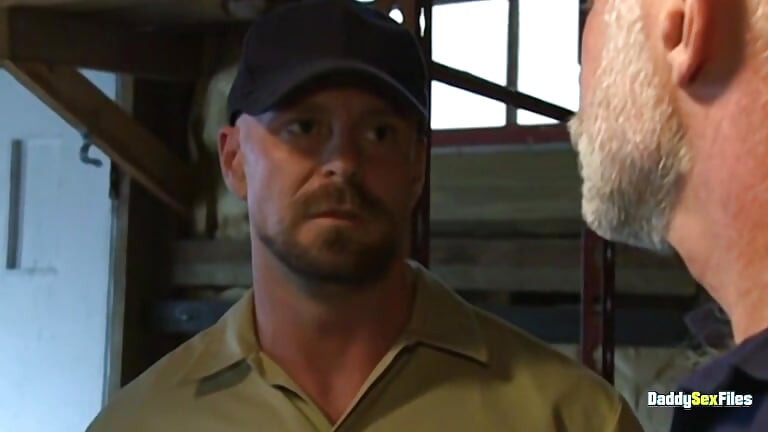 DaddySexFiles: Allen Silver Bends Over For Officer Mitch Vaughn In Exchange Of His Freedom