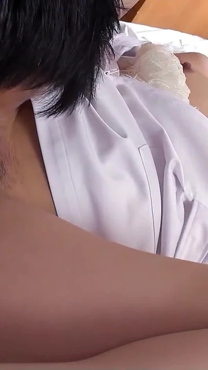 Unforgettable moment from "Asian Petite Teen Nurse seduce to Old Young Creampie Fuck by Patient in Uncensored Japan JAV Porn"
