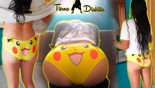 Do You Like How My Pikachu Panties Look on Me? Come Catch This Pokemon