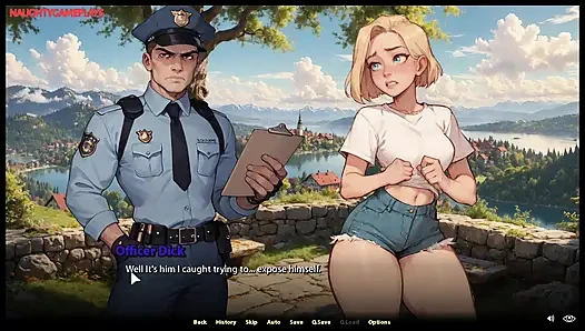 Sex with a Cock Hungry Blonde Girl and Her Man They Got Caught - Moonripple Lake 01 By BCG