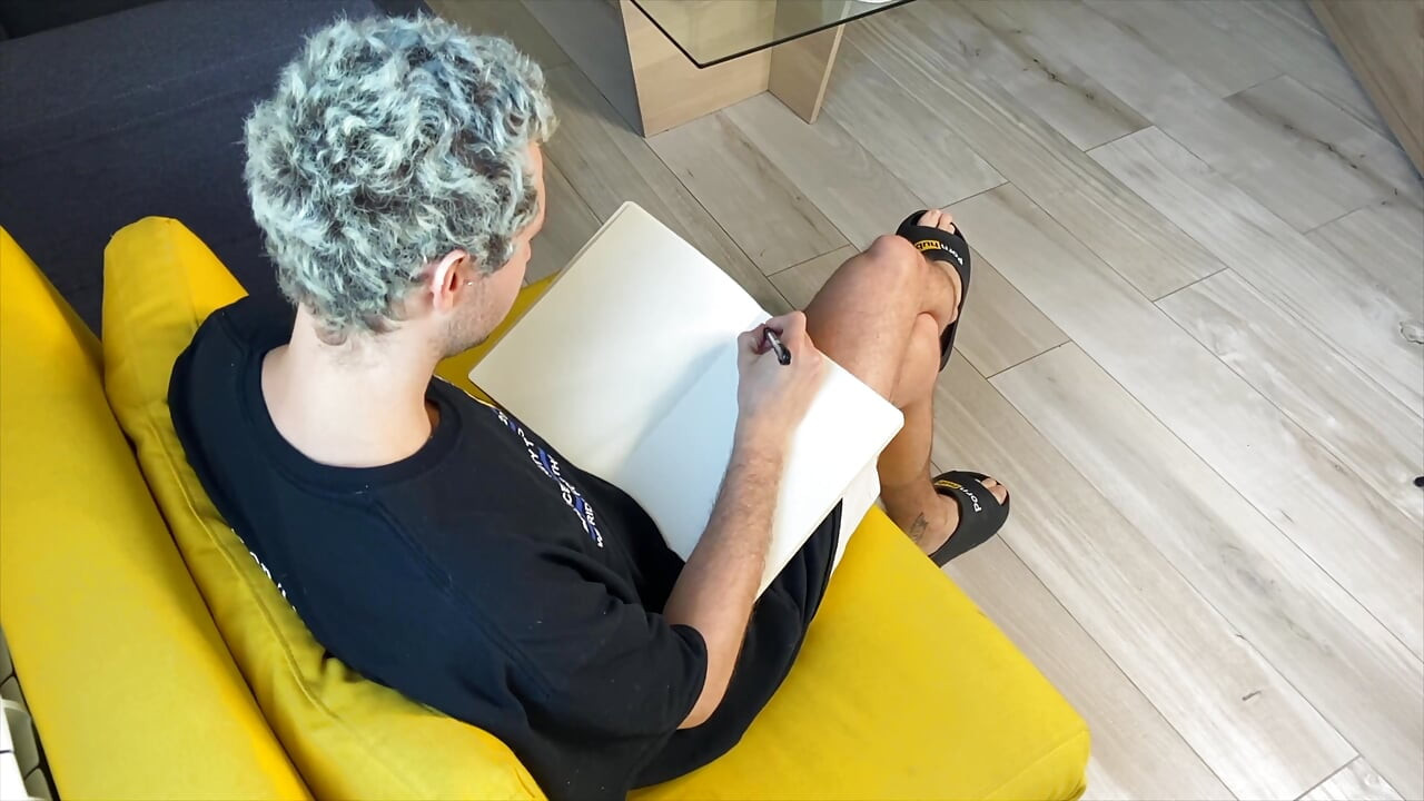 Harry Jen POV barbacka stor kuk i ett smalt hål och het avsugning