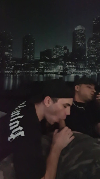 Key moment from "Pavel catches Silvio while he's wanking his dick"