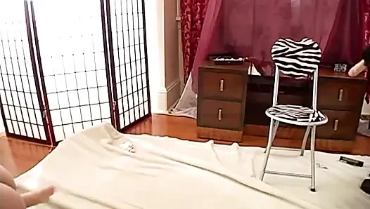 Gets Fucked by Her Friend with a Fake Cock