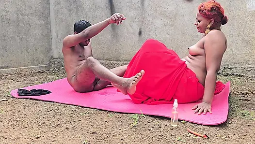 Indian Saree Cock Cleaning Milf Hard 69 Suck and Hard Fuck With Boss Big Dick