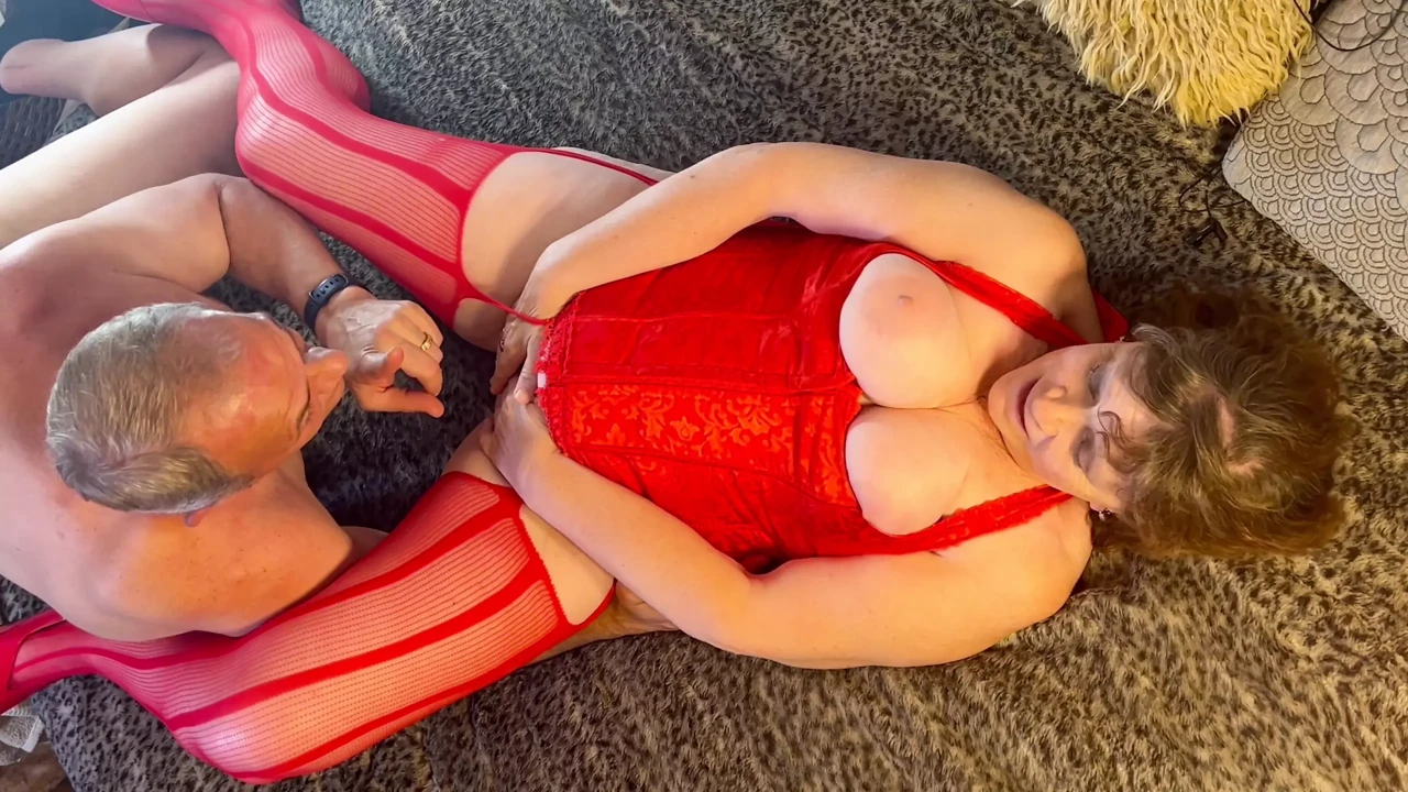 Granny Carmen's Blue Ribbon Suck, Stick & Fuck