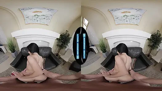 Ölümcül sert sanal gerçeklik - evli kadın seni porno izlerken yakalıyor, böyle sikilmeyi talep ediyor