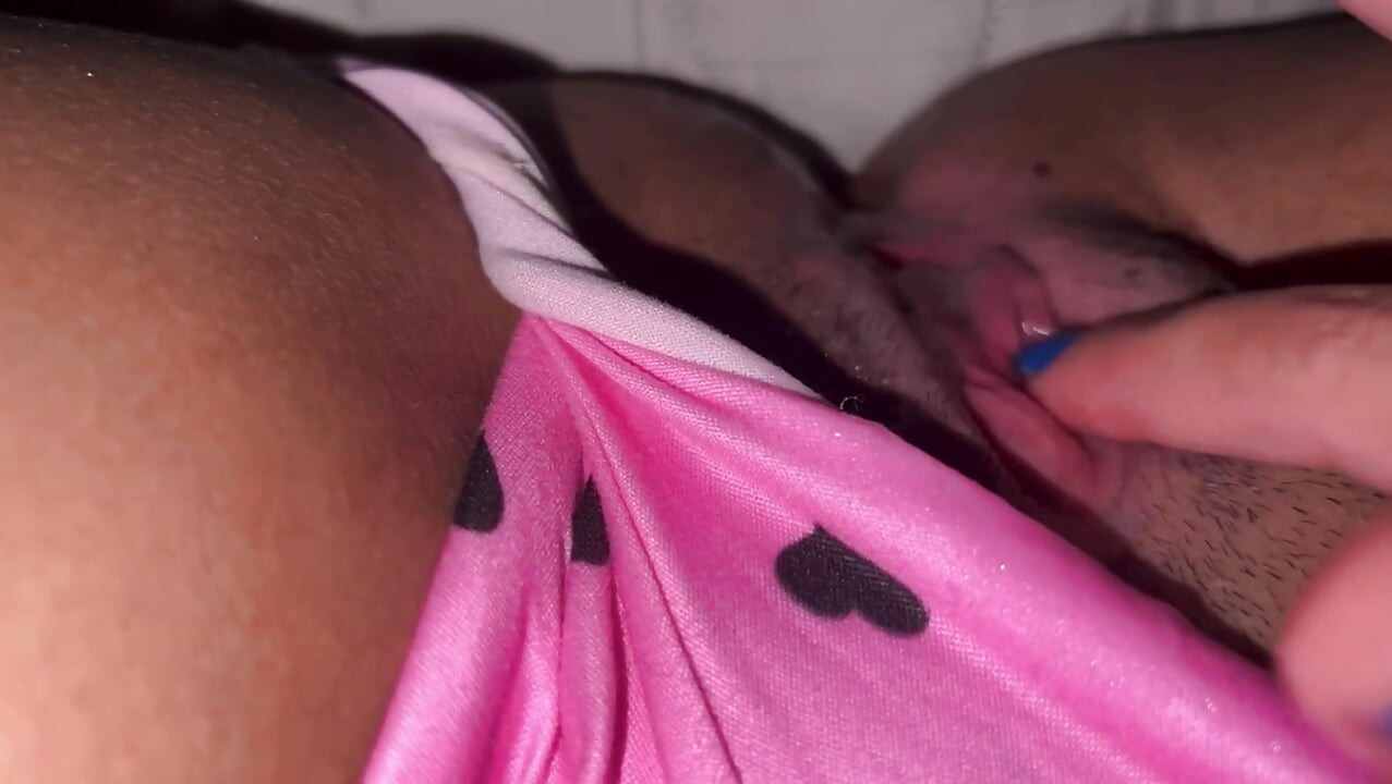 Don't look underneath. The sheets, hidden young girl with fingers, wet in orgasm, innocent and intense.