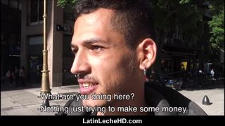 Heißer heißer Amateur dünner Latino-Twink braucht Geld POV