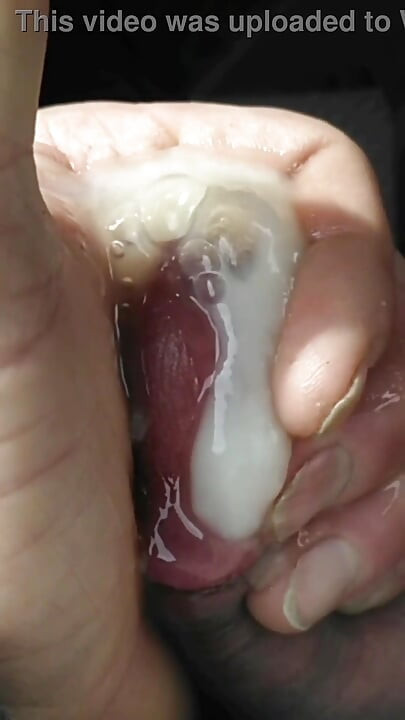 Close up of cum