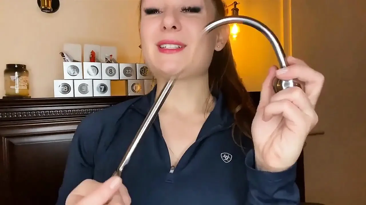 残酷的Reell测试钢肛门钩 - Steeltoyz的束缚快乐