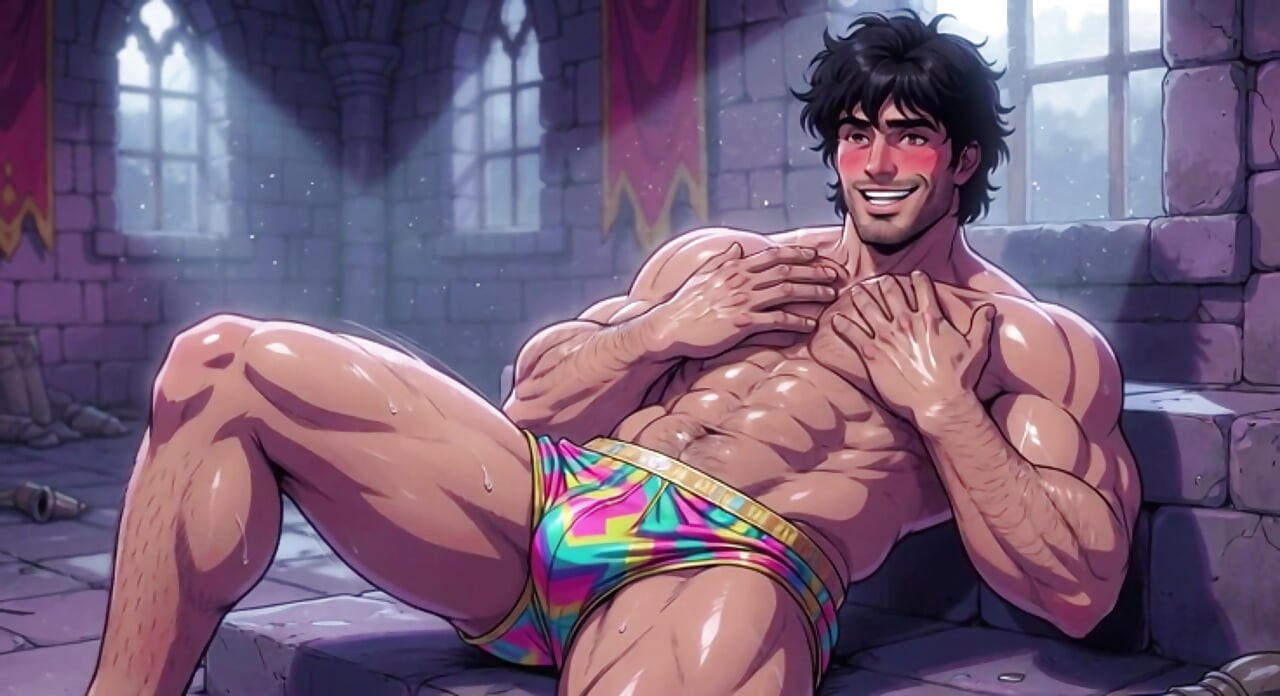 Ai Muscular Men Castle Seduction