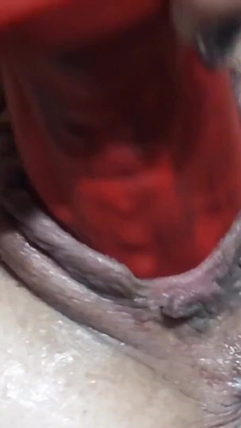 Memorable moment from "Side View Monster Toy Ride, Vagina Play with Butthole on Full Display (Extreme Close-Up)"