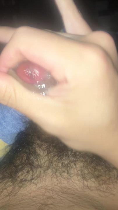 quick cumshot in bed