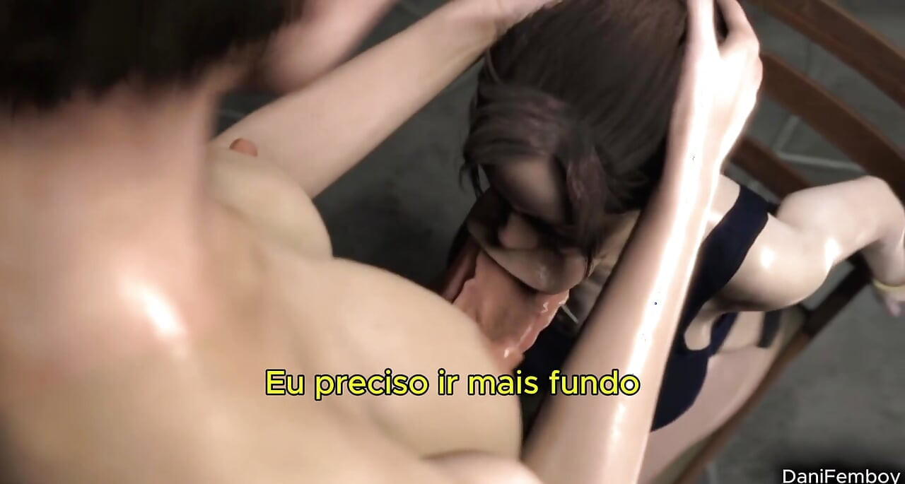 Resident Evil 2 transsexuală țâțoasă cu pulă uriașă fute o fată
