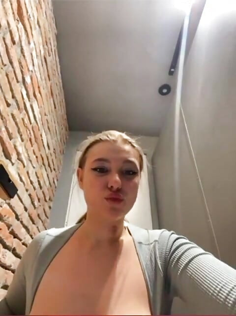 Anal Fuck in the Toilet. Fingering Pussy. a Passerby Saw Me Jerking off!