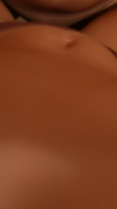 Pinned under him she took his load on her belly | Clip 2