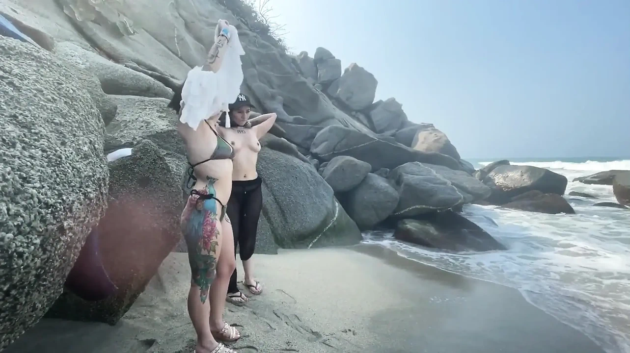 I Was Caught Having Completely Naked Sex on the Beach – Threesome on the Beach