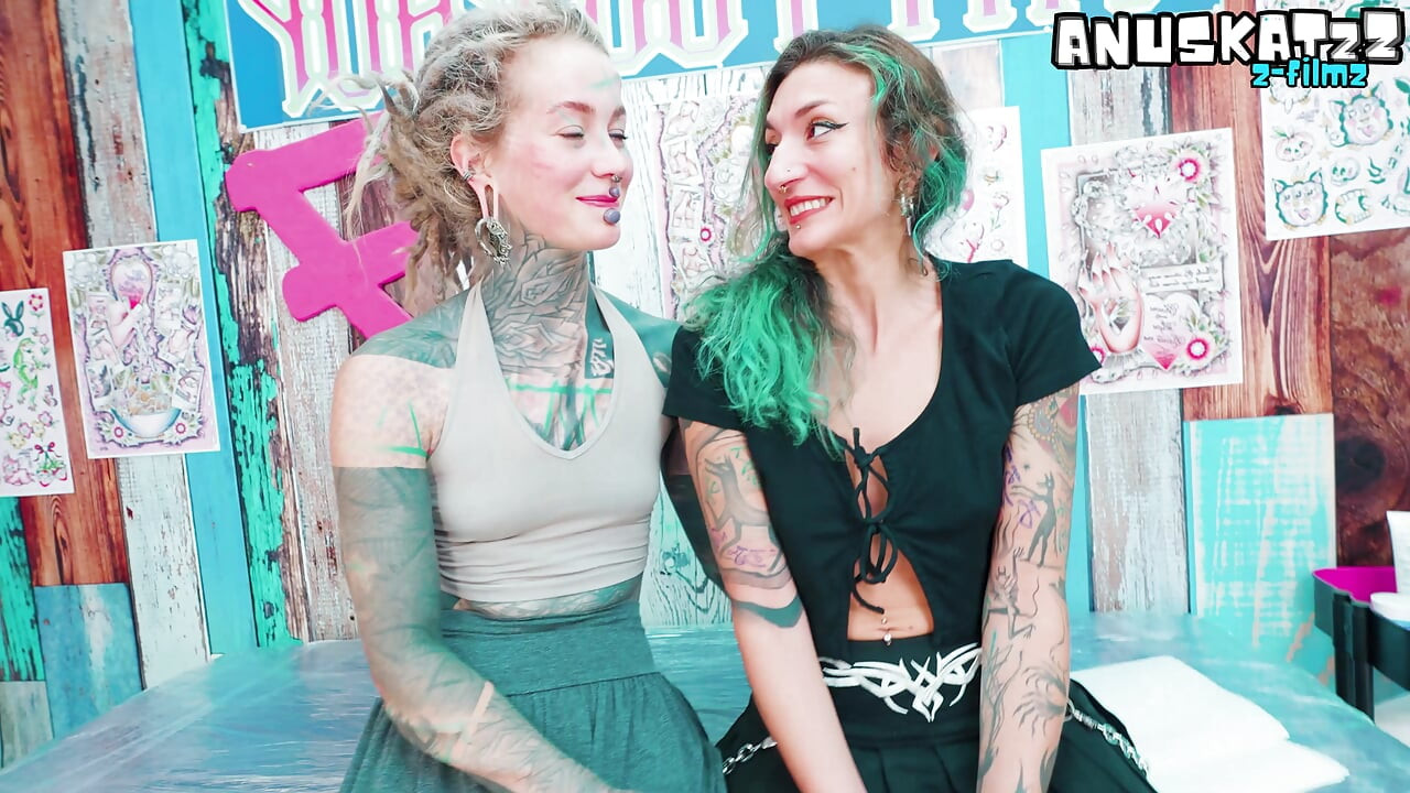 Friend's Tattoo Session Becomes Anal Threesome: Artist Destroys Ass Mid-Ink & Cums All Over Fresh Work