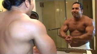 Mannelijke douchevideo