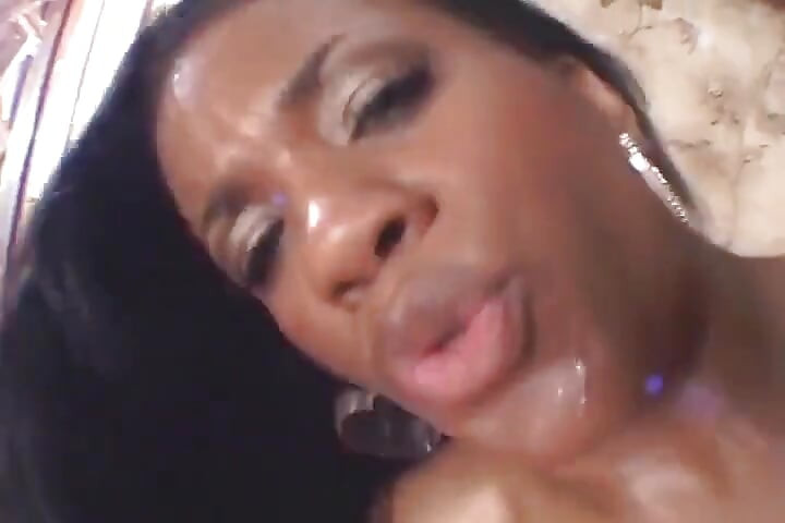 Kinky Ebony Bitch Eats Sperm After Wild Fuck with BBC