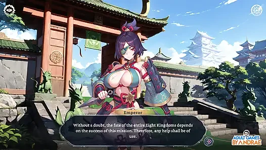 Harem Fantasy - Kinky Ninja Scroll Gameplay Part 1 - Entering the Village of Kagura