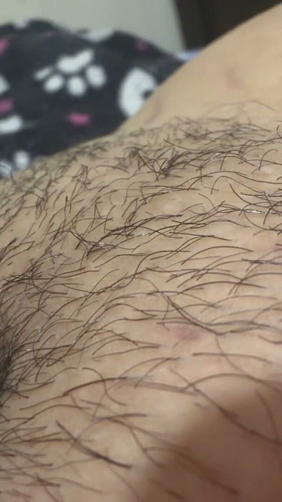 Hot mom with her delicious hairy pussy | Clip 1