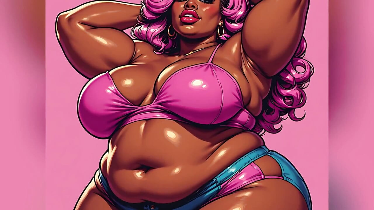 Gordita negra arte