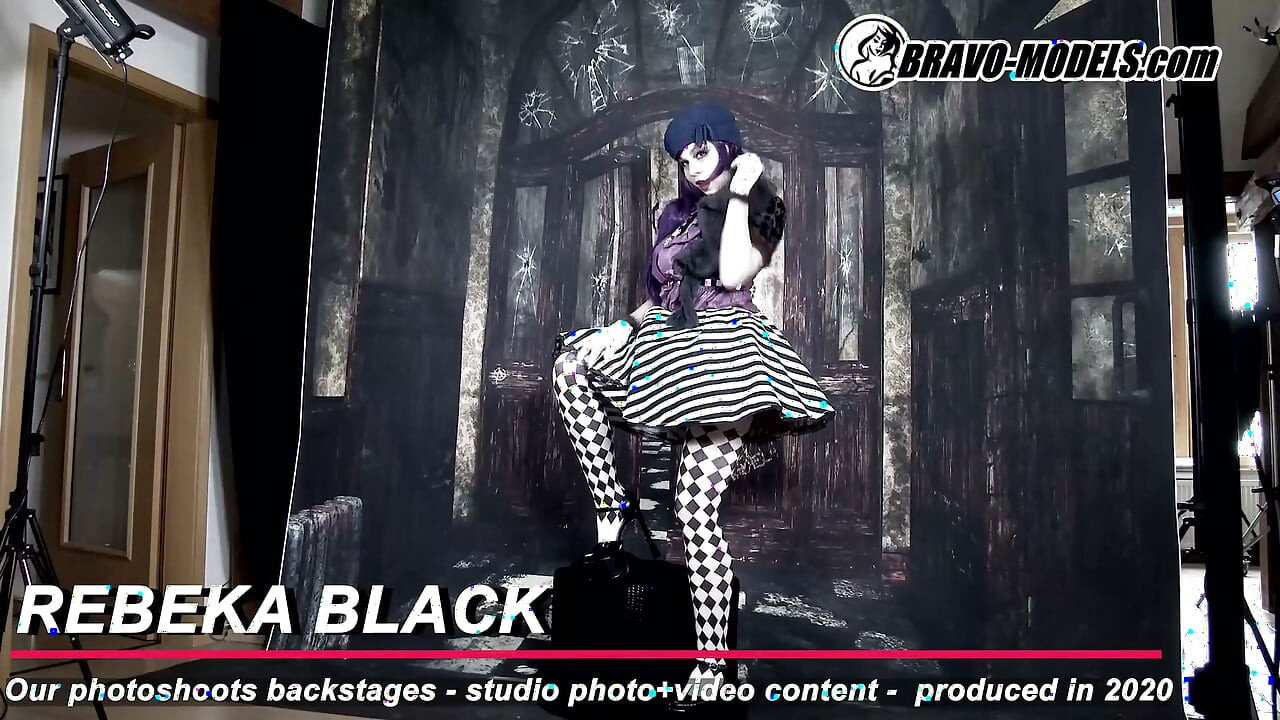 386- Sessão de fotos nos bastidores, Rebeka Black - adulto