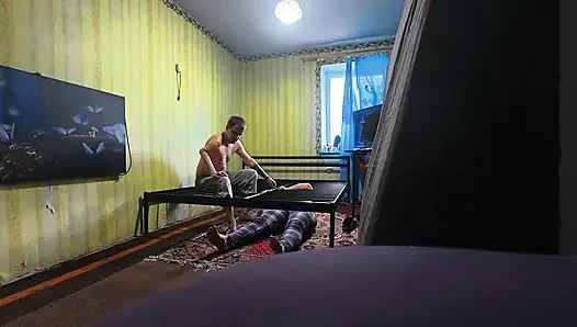 Behind the scenes, uncut. We're building a new sex bed