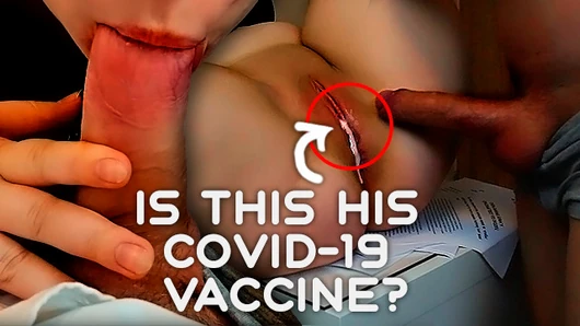 Is your Cum the COVID vaccine, boss? Pussy Creampie for Secretary