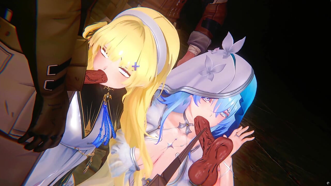 Olas borrasantes - phoebe y shorekeeper hardcore sex - animación hentai en 3d