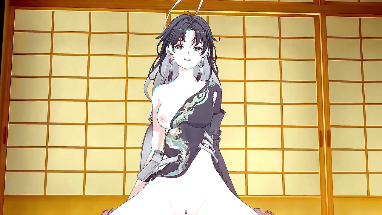 Wuthering Waves - Jianxin erotische seks en pijpbeurt - 3D Hentai-animatie