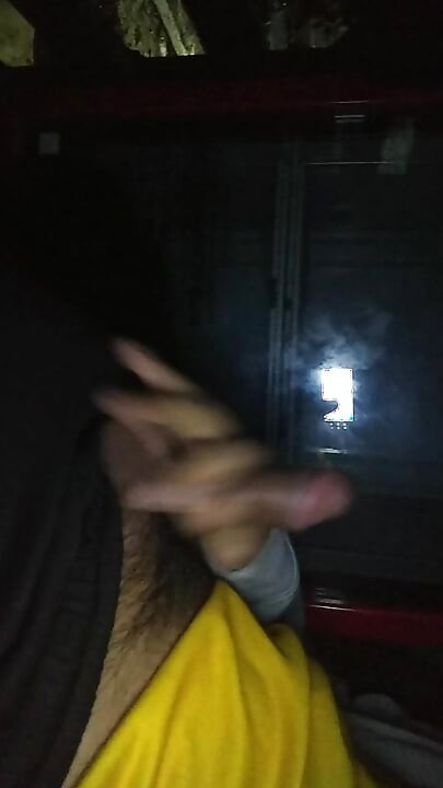 Masturbation in Porch