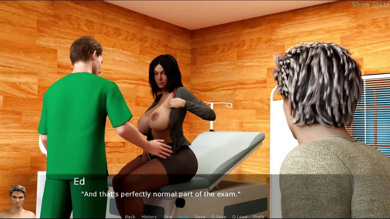 Project hot wife #44 - Merry and Ben got stuck in the elevator...Ed looked at Merry while she took a shower