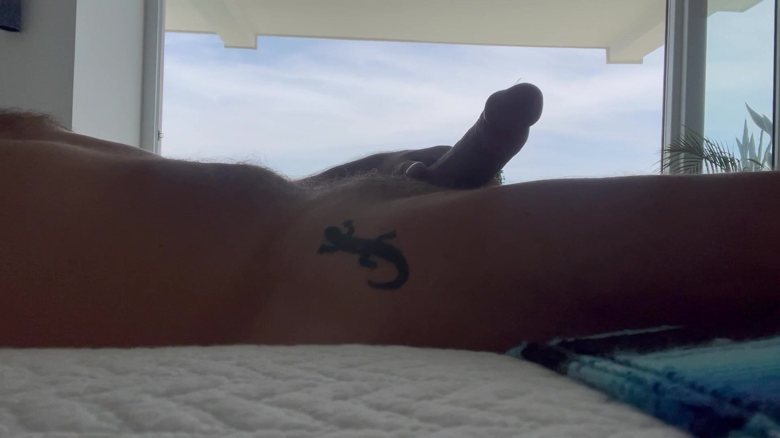Touching myself while I wait