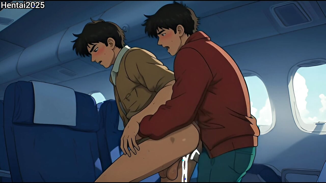 Anal Quickie on a plane compilation Cartoon Hentai Animation